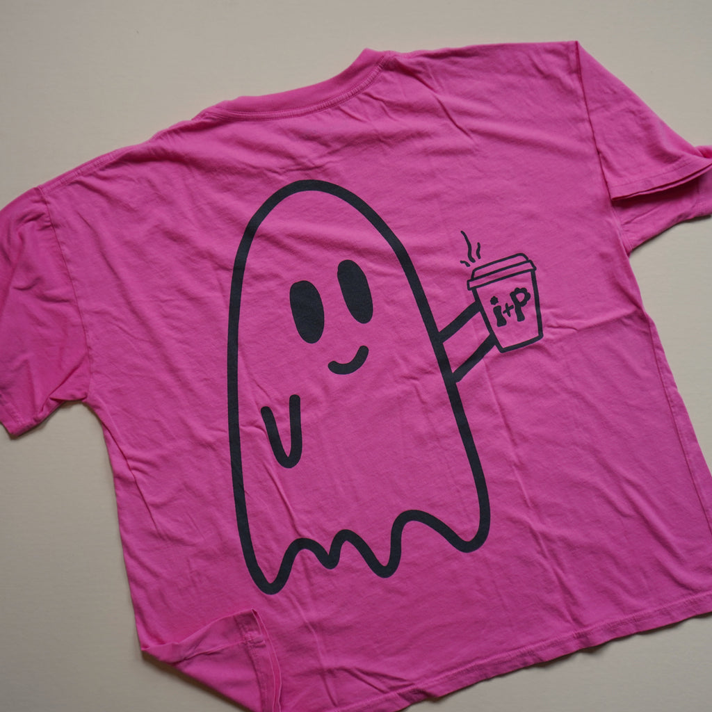 .Adult Caffeinated Ghostie Tee