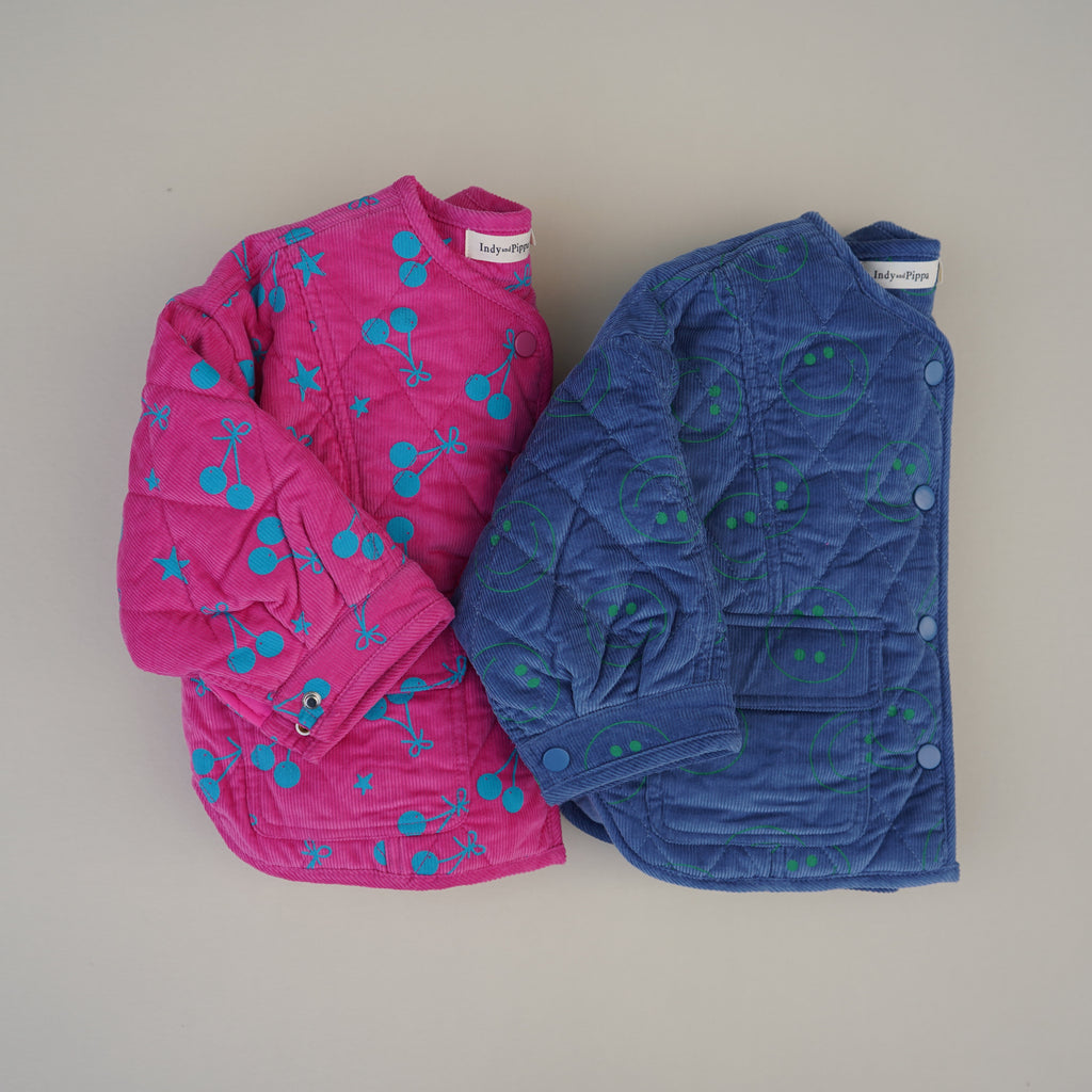 .Smiley Corduroy Jacket