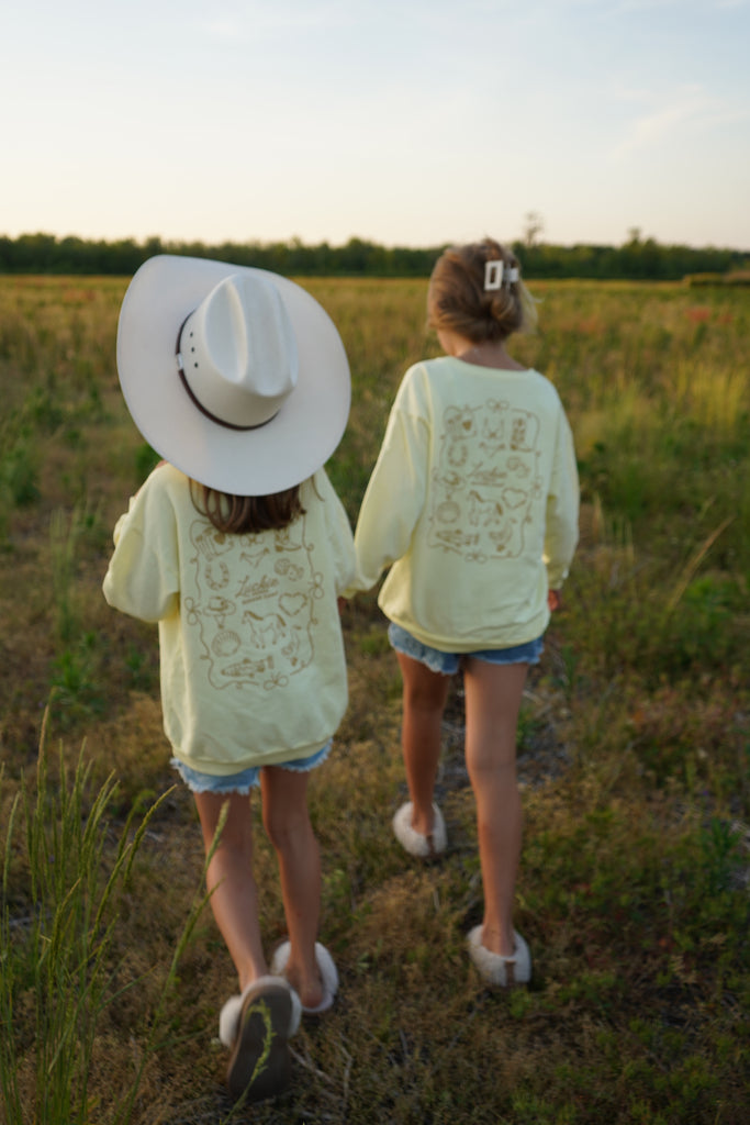 Kids Luckie Summer Camp sweatshirt