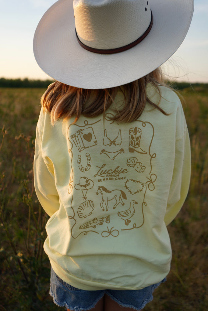 Kids Luckie Summer Camp sweatshirt