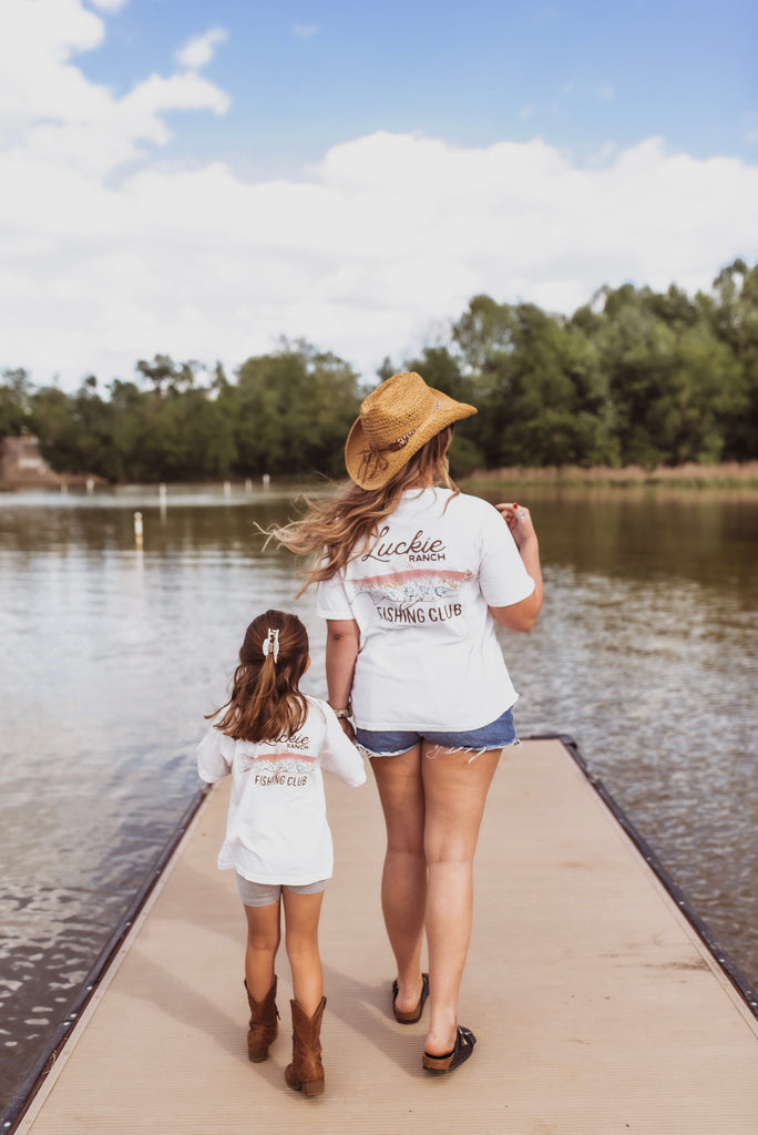 .Luckie Ranch Fishing Club Tee ( Adult)