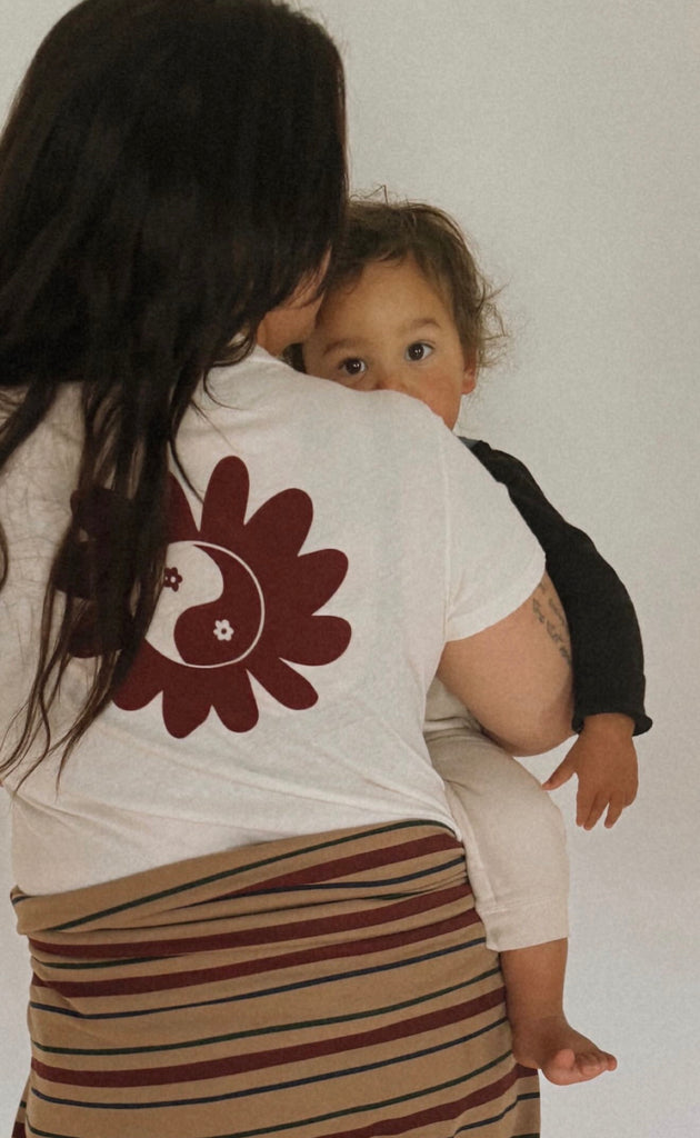 .Adult Yin Yang Fitted Tee