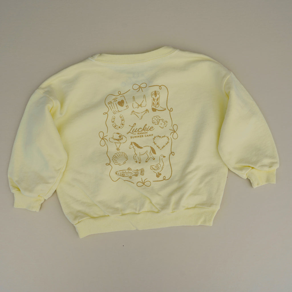 Kids Luckie Summer Camp sweatshirt