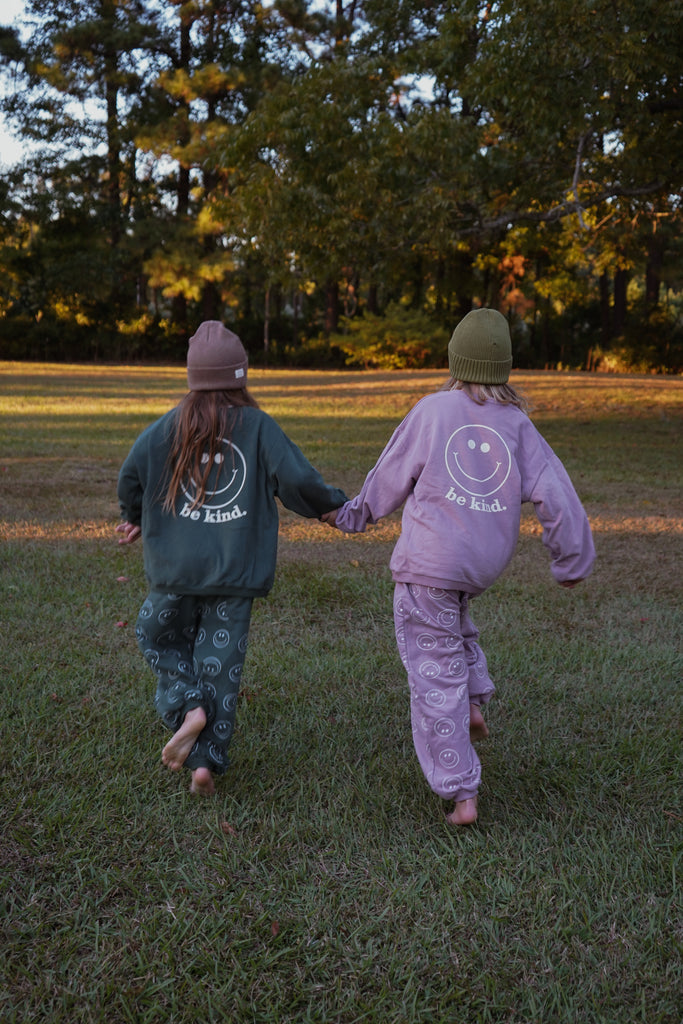 Dusty Lavender Smile Sweatsuit